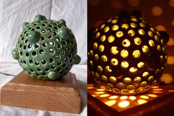 Gront klot med vartor