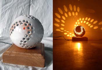 Ljusklot, dubbel slinga