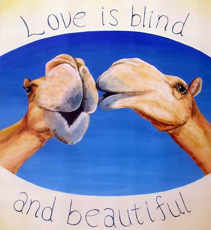 Love is blind and beautiful